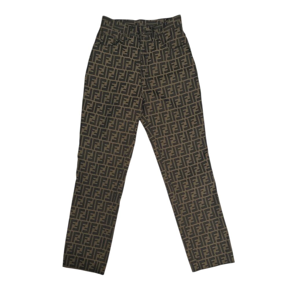 Vintage Fendi Zucca Monogram Pants